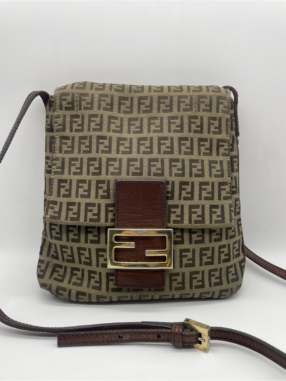 Fendi Zucchino Crossbody Bag